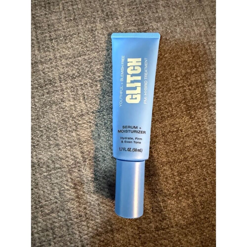 Youthful + Blemish Free PM Hybrid Treatment, a combined serum and moisturizer.